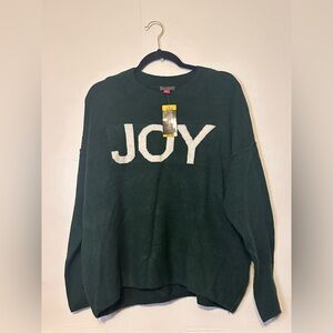 Vince Camuto Forest Green 'JOY' Sweater